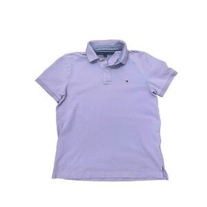 Tommy Hilfiger Men’s Purple Polo. Size medium. Good condition